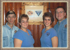 Your hosts; Darryl & Brenda Dutka, Christine and David Dutka.&nbsp; Click to enlarge.